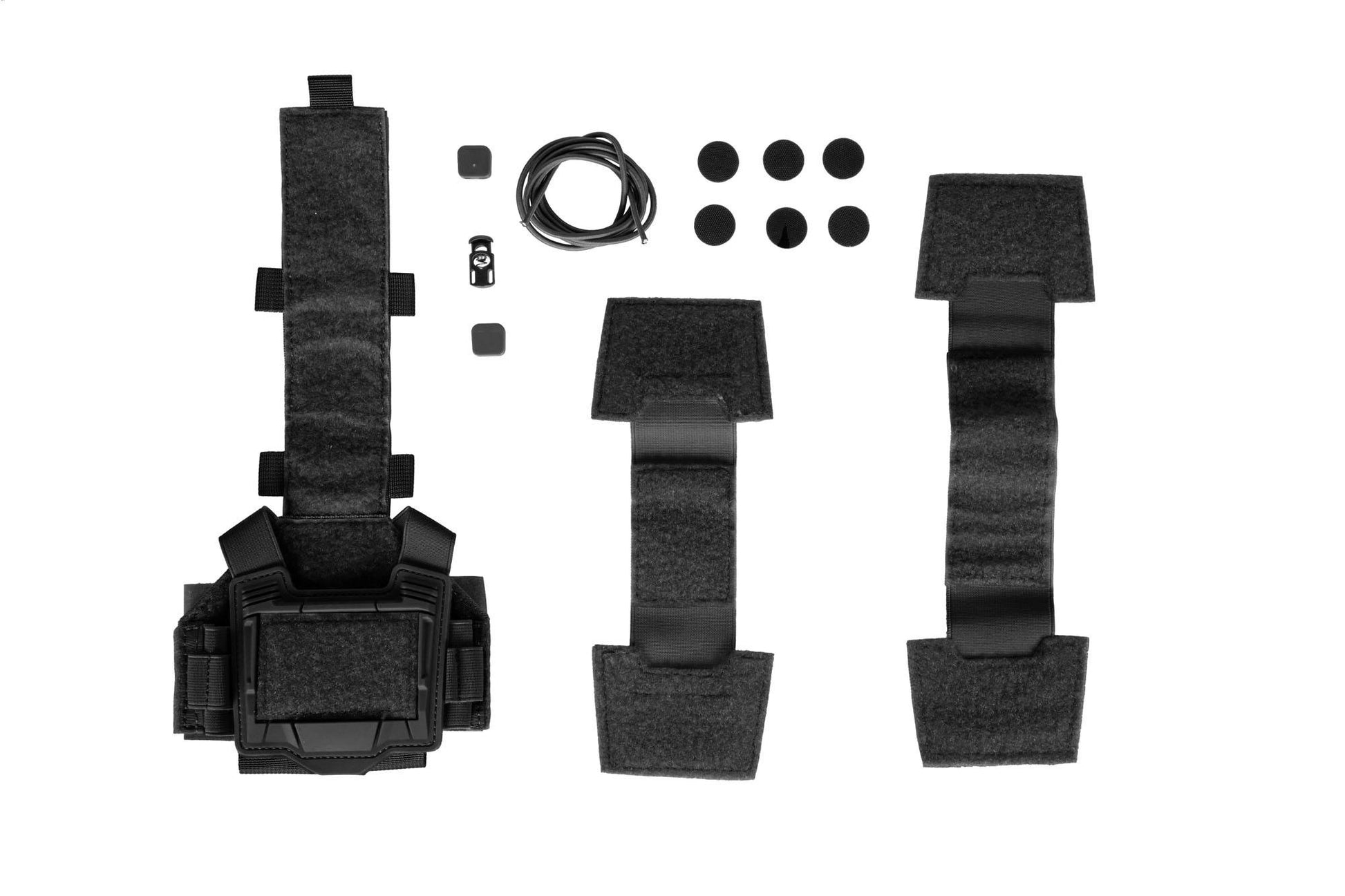 Next Gen NVG Counterweight Pouch in Black, shown on a helmet by Bifrost Gear.