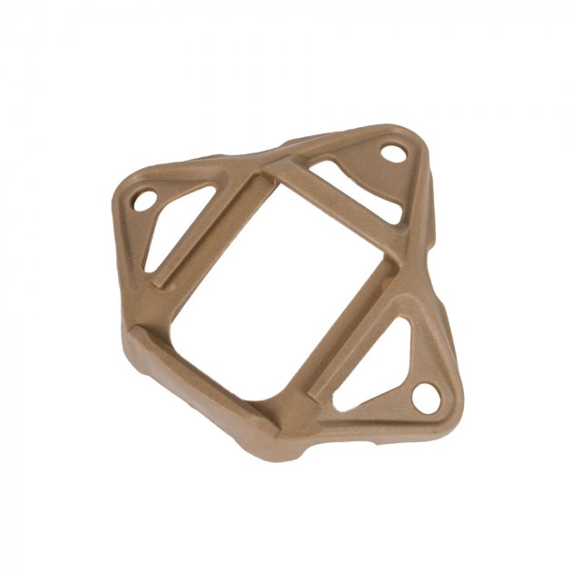 Durable Tan Low Profile Night Vision Shroud for various helmet types.