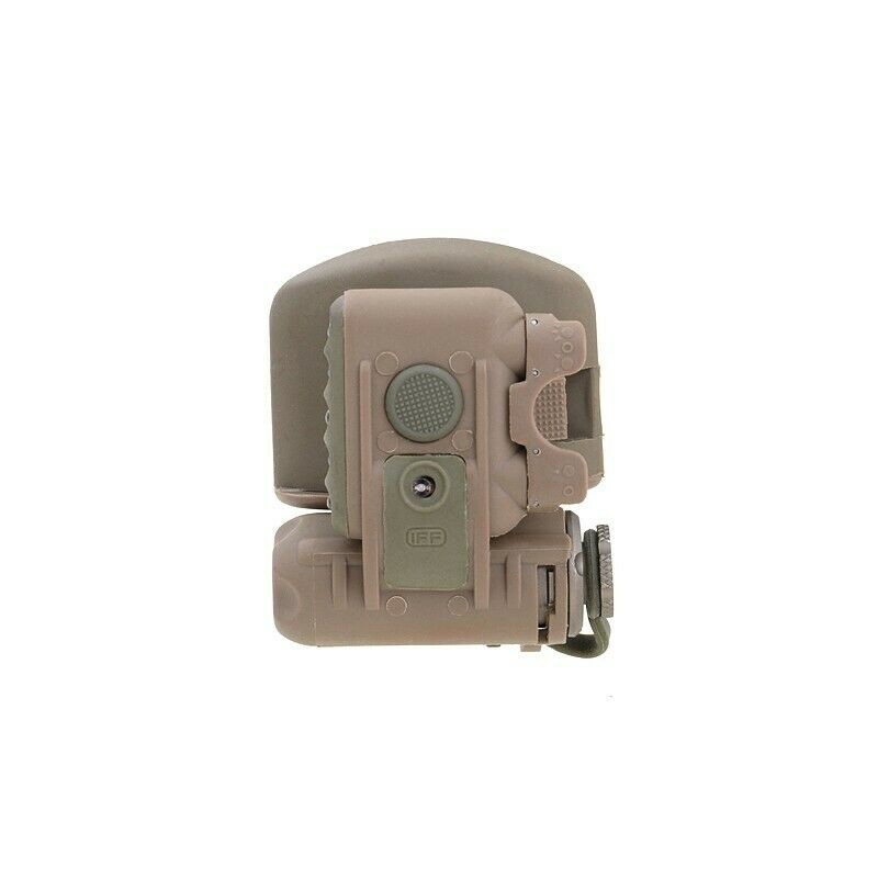 Tan IR Strobe + Visible LED Multipurpose Tactical Helmet Light.