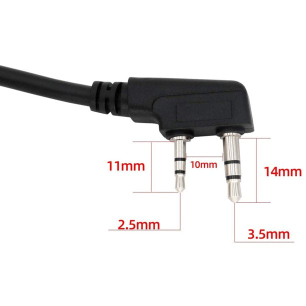 Bifrost Gear U94 PTT for Kenwood 2-Pin Communication.