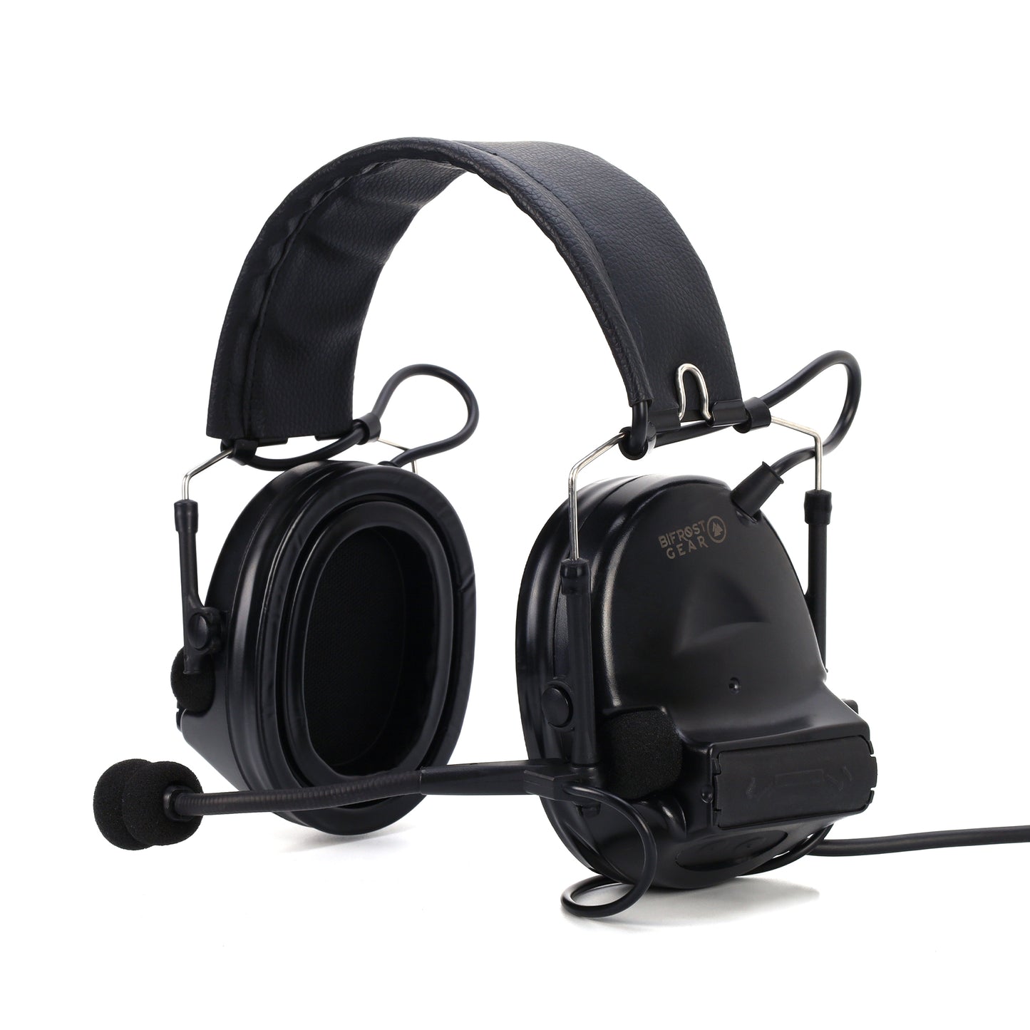 Valhalla NRR 23db Electronic Hearing Protection Headset in black.