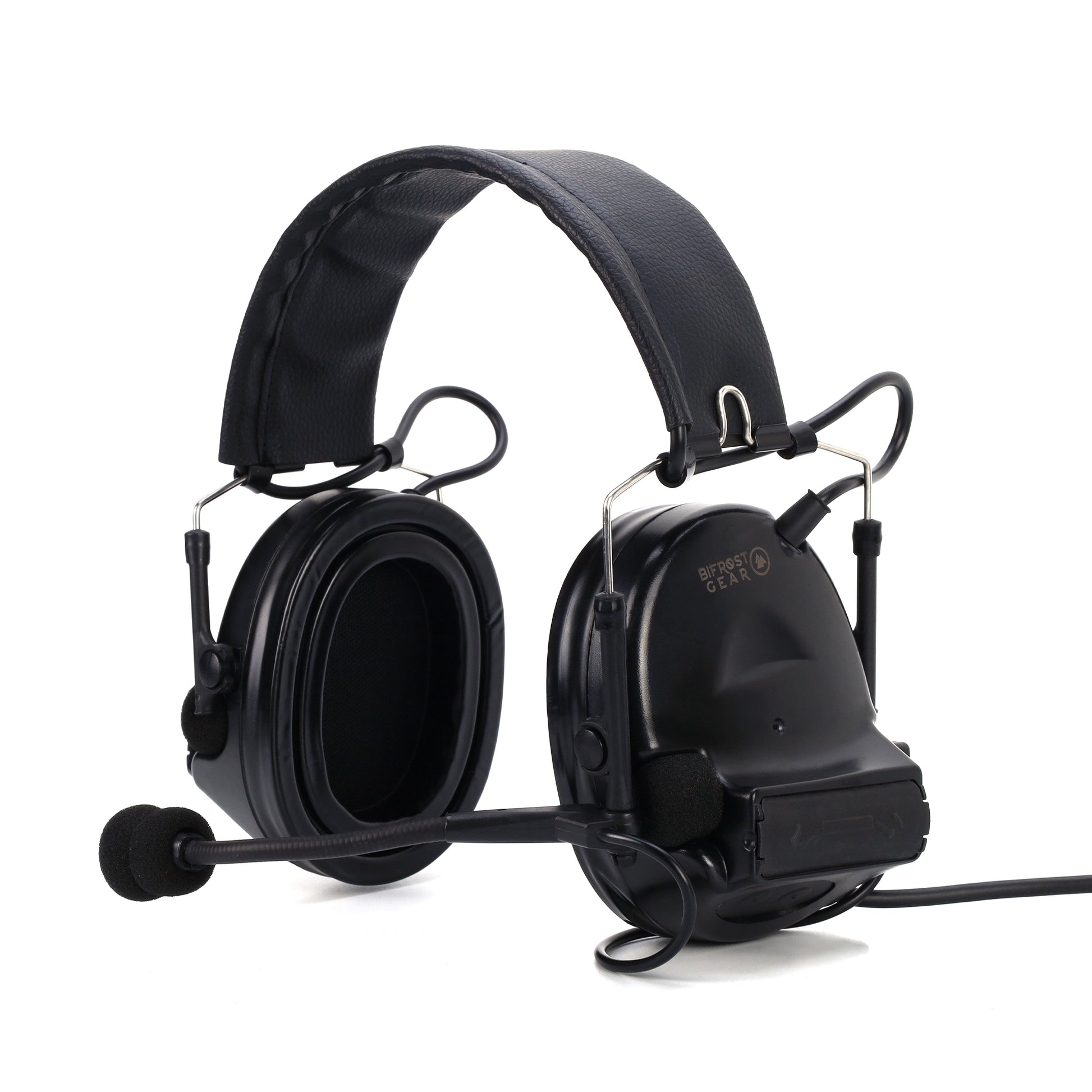 Valhalla NRR 23db Electronic Hearing Protection Headset in black.