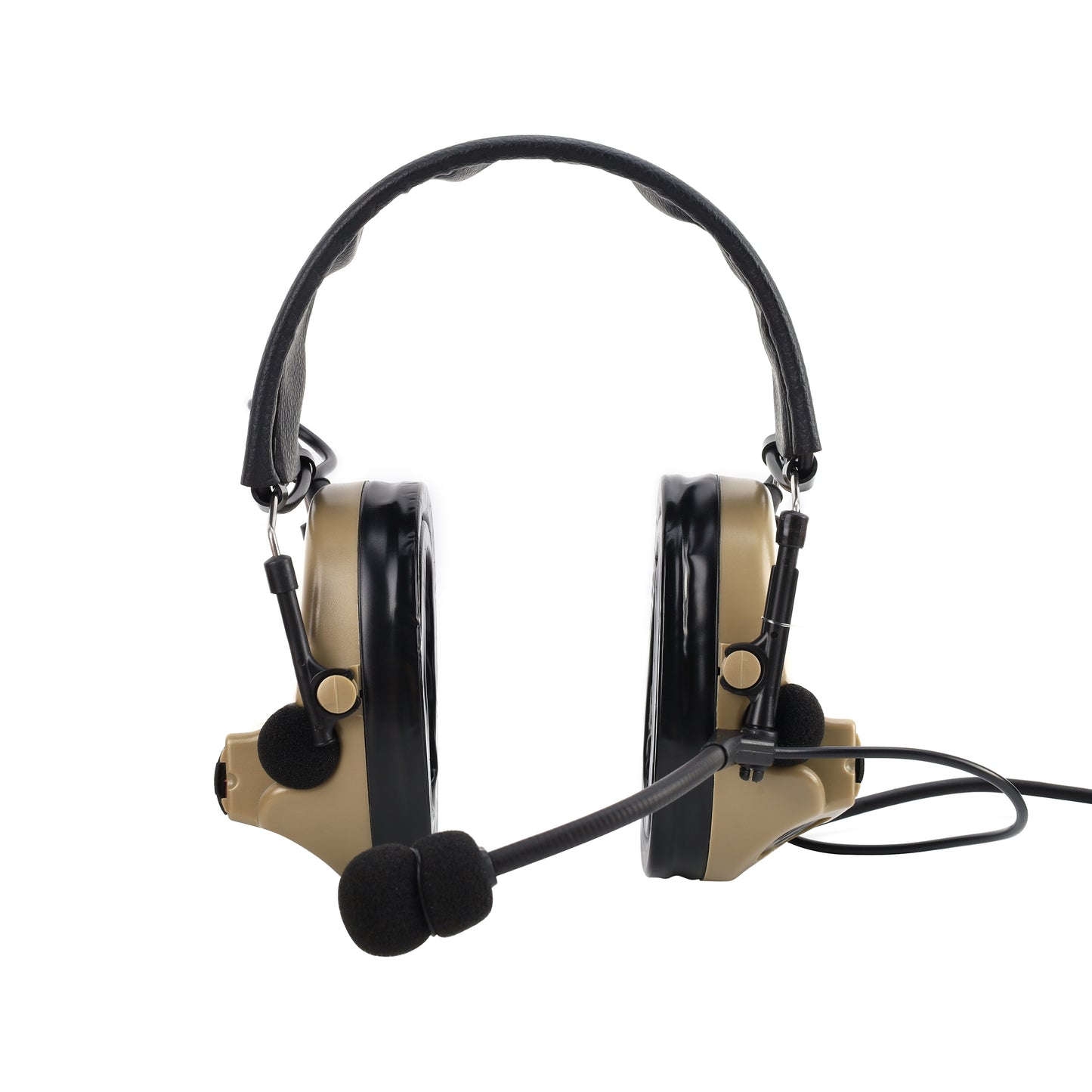 Tan Valhalla NRR 23db Hearing Protection Communications Headset.