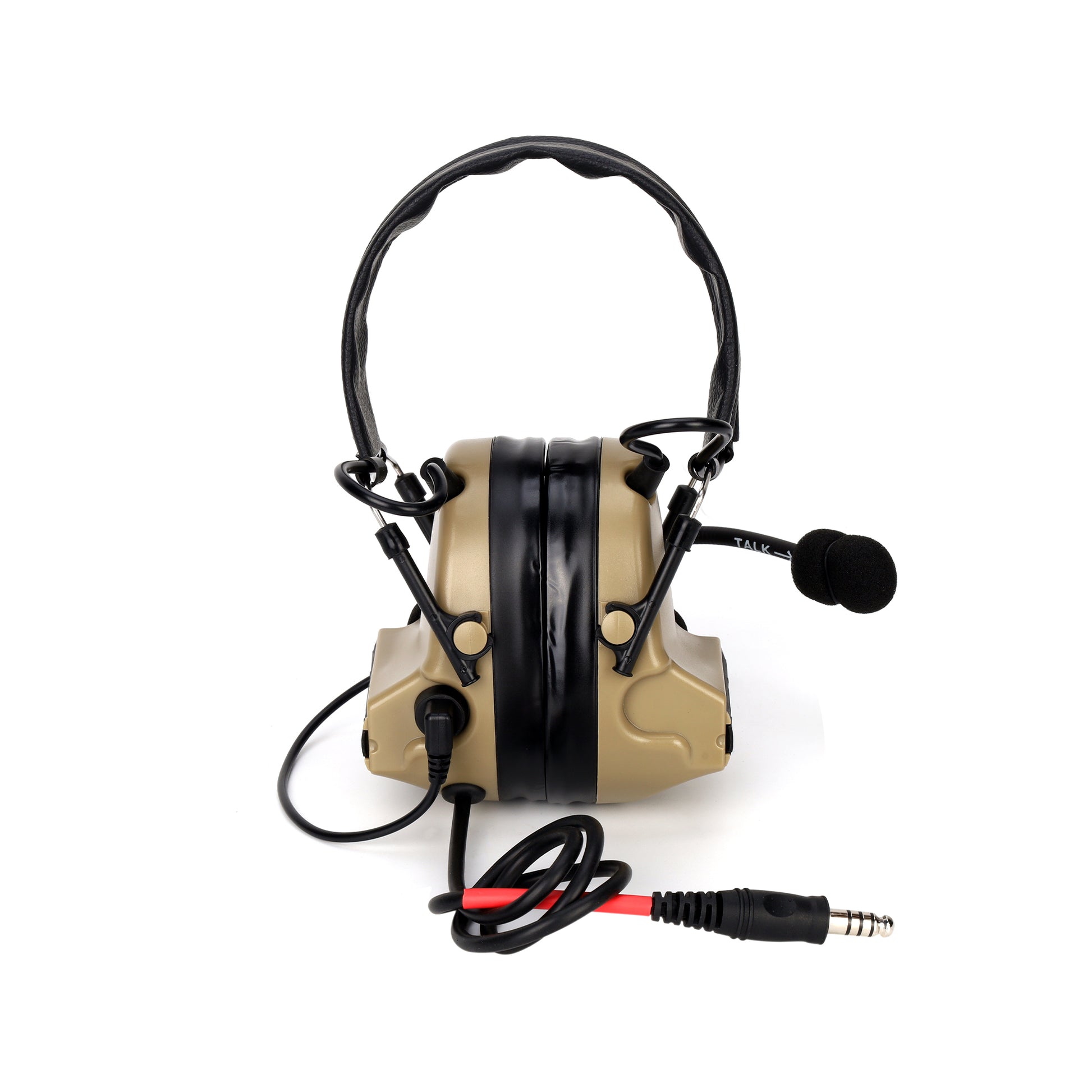 Tan Valhalla NRR 23db Electronic Hearing Protection Headset from Bifrost Gear.