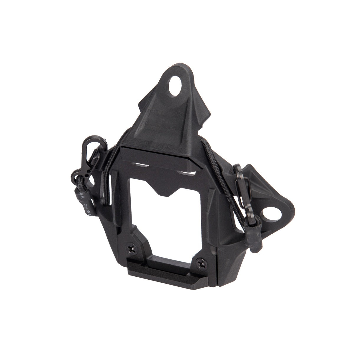 Black Universal Night Vision Shroud with Built-in NVG Bungees.