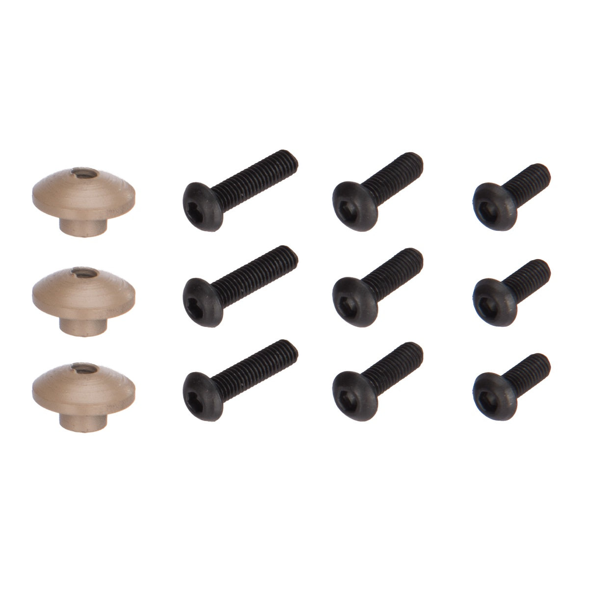 Universal Night Vision Shroud with Built-in NVG Bungees with Screws Included.