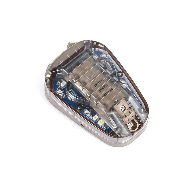 HALO Jump Rated IR + Visible LED Strobe Light in Black with Blue LED.