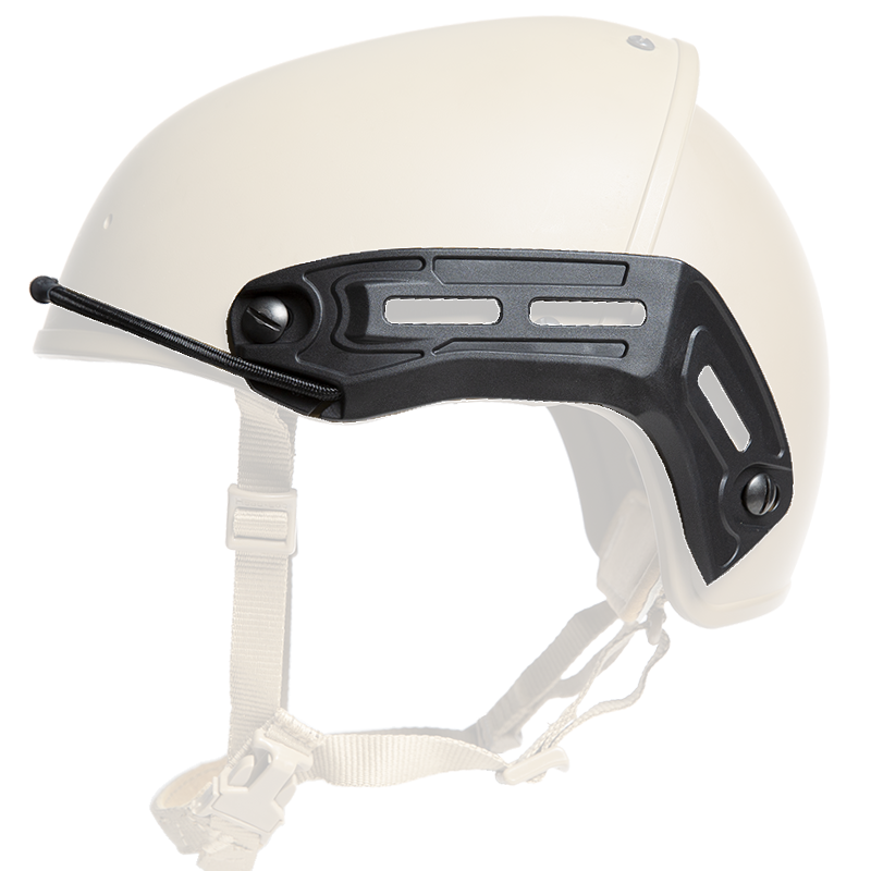 M-LOK Side Accessory Rails for Crye AirFrame Helmets by Bifrost Gear in Black.