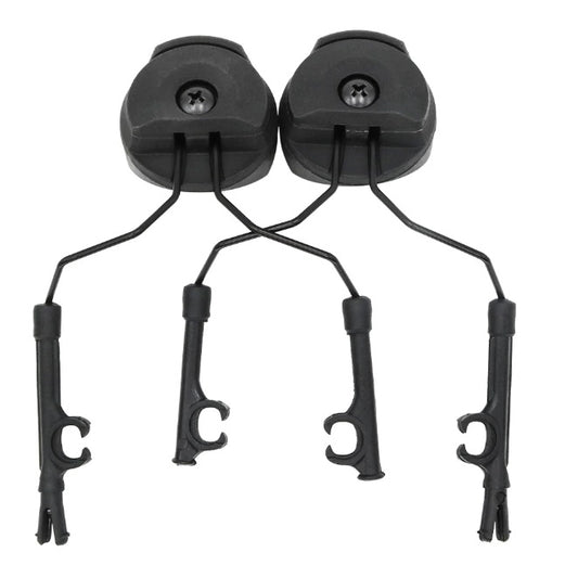 Black ARC Rail Headset Adapter for Peltor, Sordin, Walker's, and Howard Leight.
