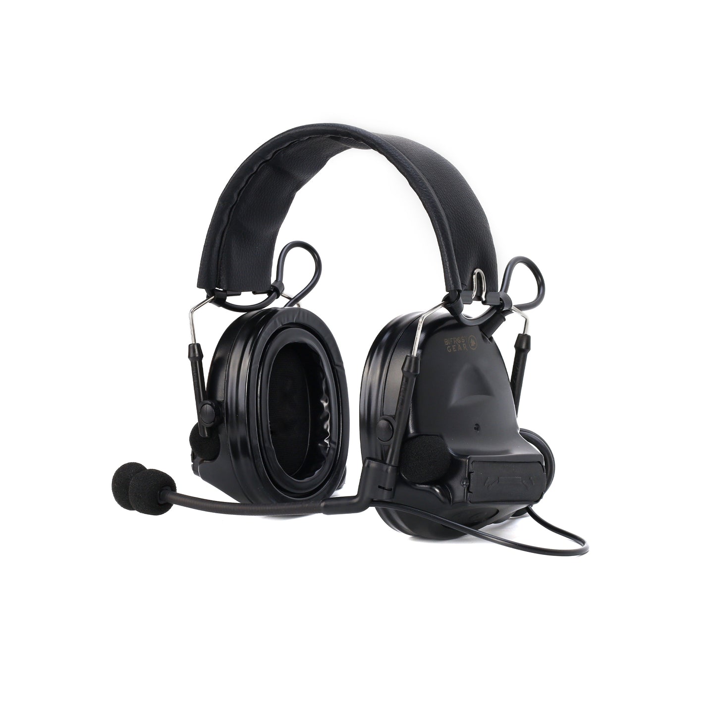 Black Valhalla NRR 23db Dual Comm Electronic Hearing Protection Headset.