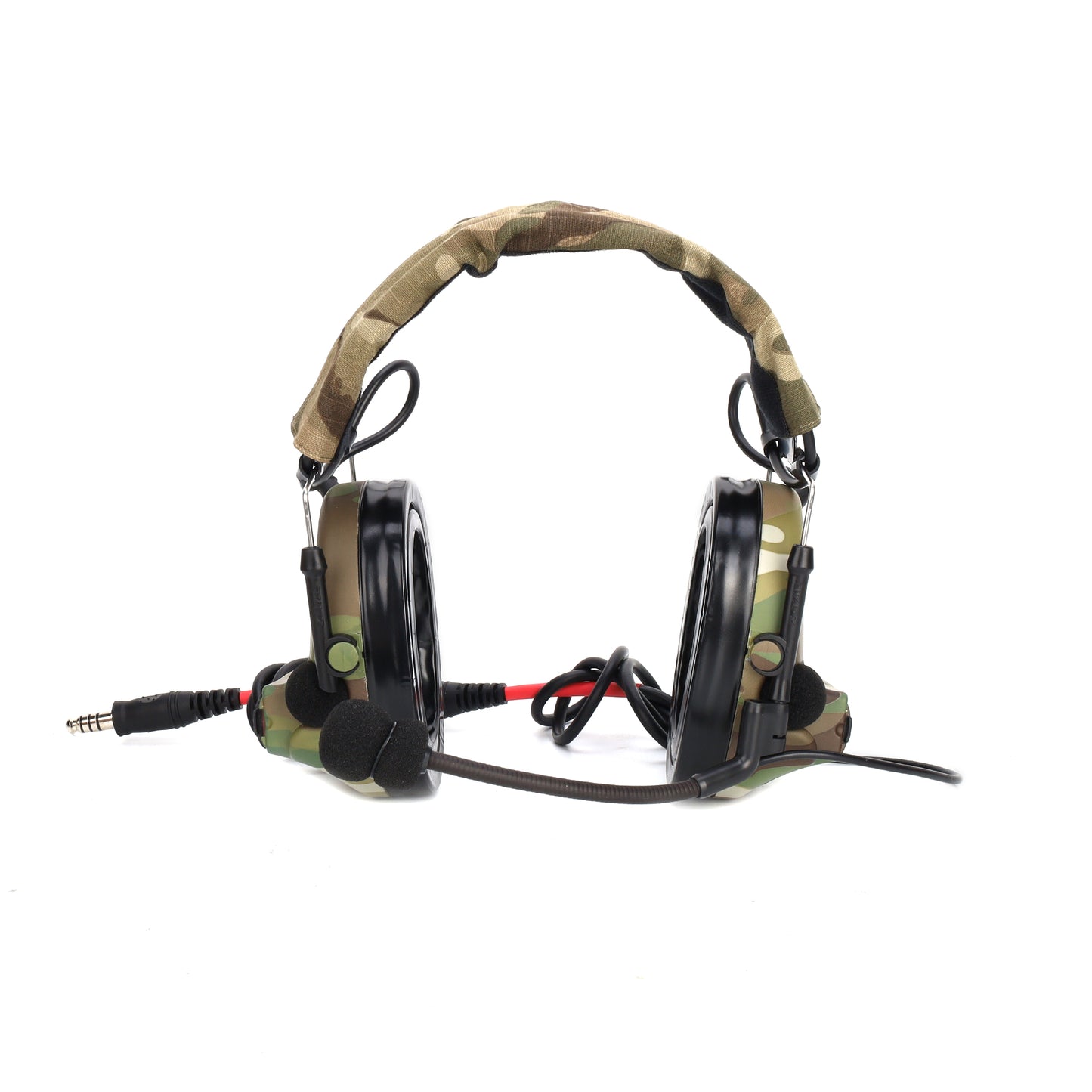 MultiCam Valhalla NRR 23dB Headset providing reliable hearing protection in action.
