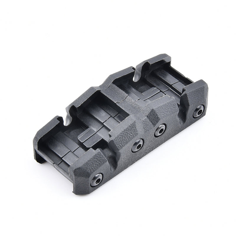 Black tactical Picatinny Angle Mount for Modbutton Lite.