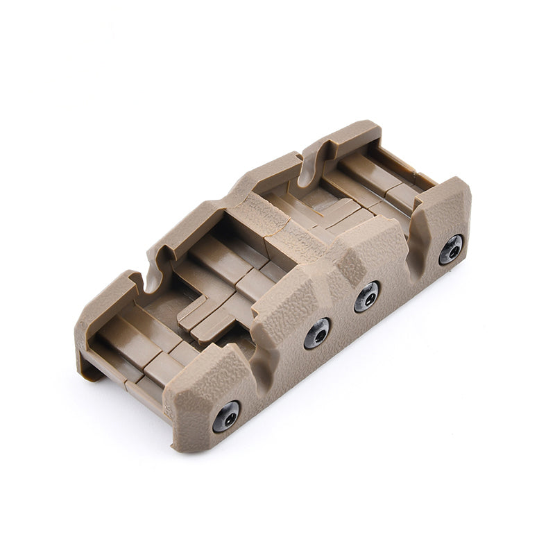 Tan Dual Picatinny Angle Mount for Modbutton Lite.