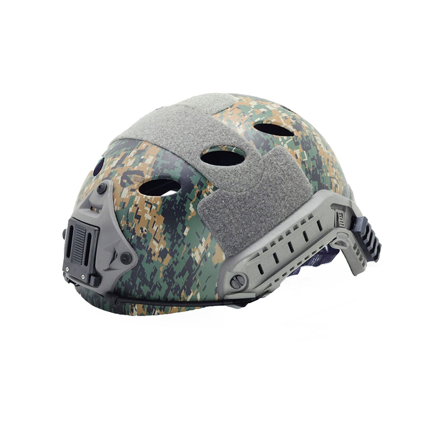 Aegis Tactical Bump Helmet in Digital Woodland AOR2 by Bifrost Gear.