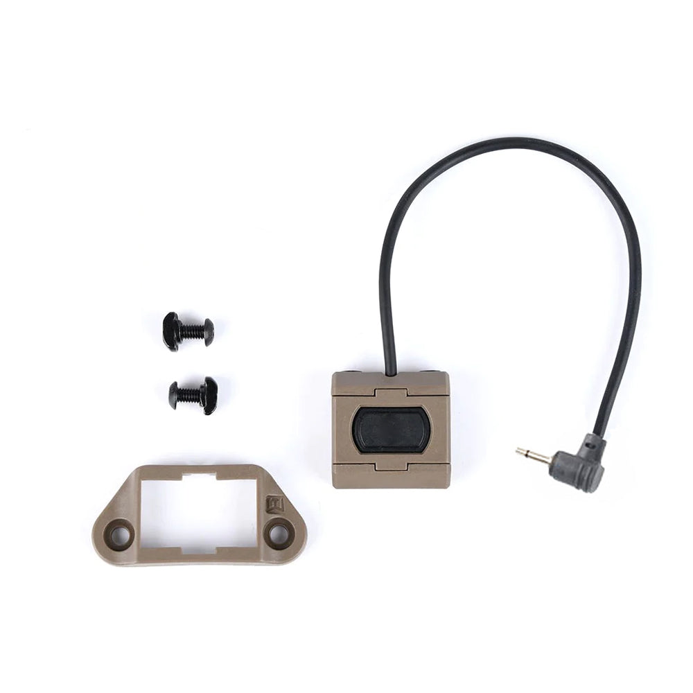 Tan Compact Remote Pressure Switch for 2.5mm Plug.