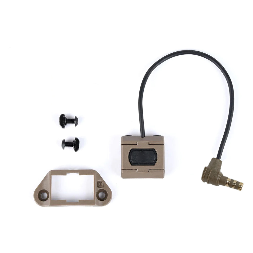 Tan Compact Remote Pressure Switch for 2.5mm Plug.