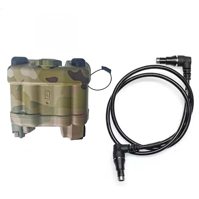 Ruggedized Battery Pack for PVS-31 & ANVS in Camoby Bifrost Gear.