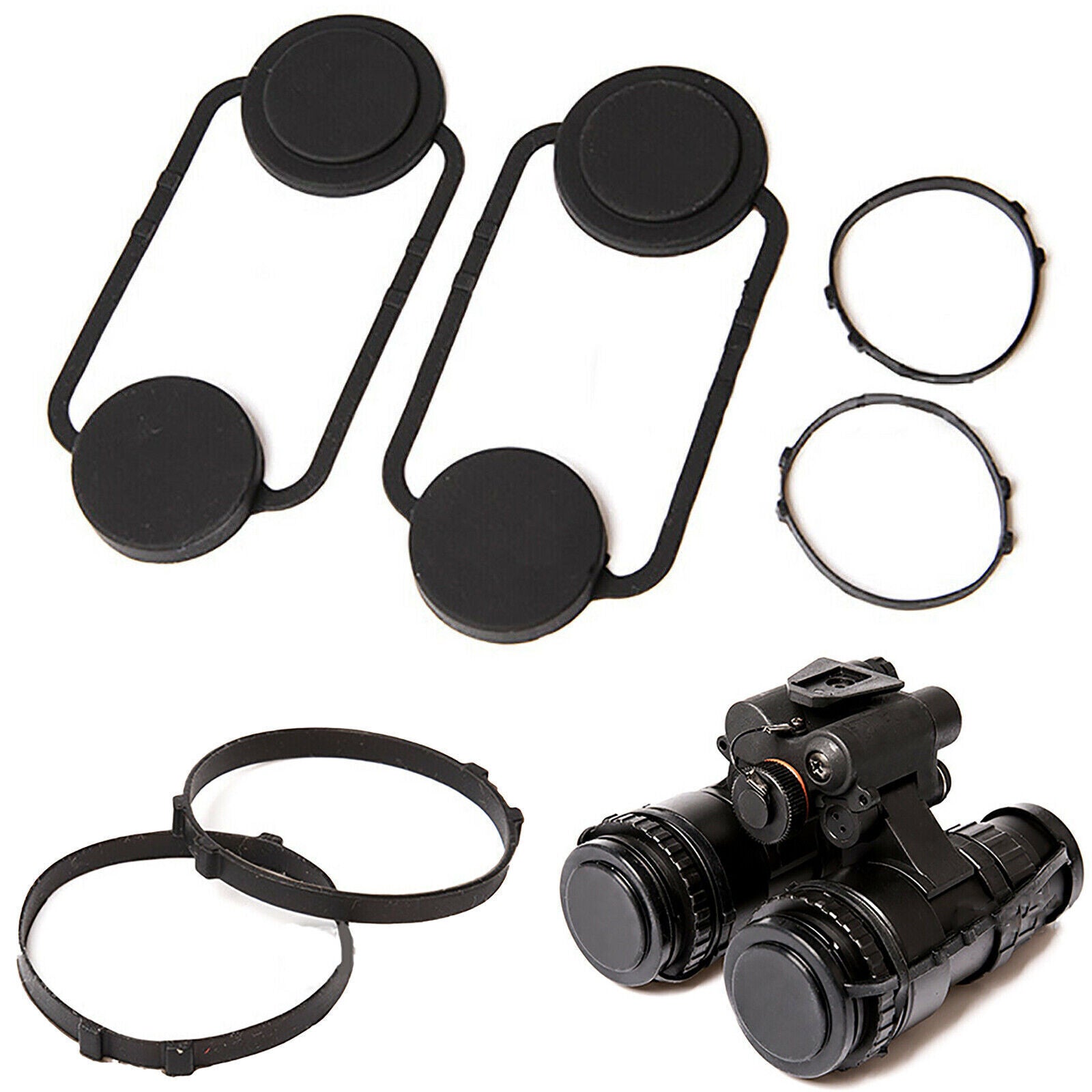 Bifrost Gear Bikini Lens Covers for PVS-15 During Operation.