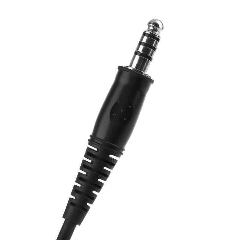 Close-up of the U-174/U Helicopter Plug Extension Cable by Bifrost Gear.